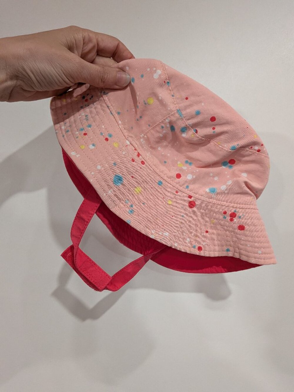 Patagonia Reversible Baby Bucket Hat Pink Size 24 Months